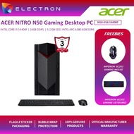 Acer Nitro N50-656-14400W11D Gaming Desktop PC (I5-14400F, 8GB, 512GB, Intel ARC A380, W11)