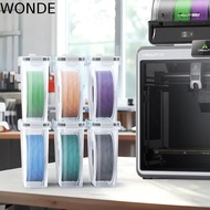 WONDE 4Pcs 3D Printing Filament Storage Box, Waterproof Dustproof 3D Printing Filament Container, Po