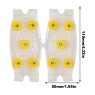 Ice Shoe Spikes 5 Teeth Ice Gripper Spike For Shoes Winter Outdoor Anti-Slip Shoes Crampons Spike Un