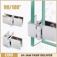 90 Degree 180 Degree Glass Hinge Clamp Glass Door Hinge Display Cabinet Hinge Glass Door Hinge Glass