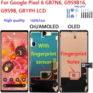 For Google Pixel 6 GB7N6, G9S9B16, G9S9B, GR1YH LCD Display Touch Screen Digitizer Glass Assembly Re