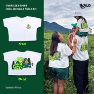 KATUN Heylo - OVERSIZE TSHIRT WILD AND FREE / Combed Cotton T-shirt Couple Family Man Woman Kids