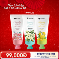 JKOSMEC Combo 3 Tuýp: Kem Dưỡng Da Tay Jkosmec Cấp Ẩm Hương Hoa Hand Cream 100ml