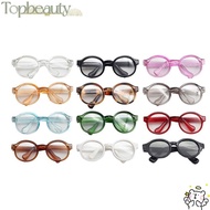 TOPBEAUTY Toys Round Glasses, DIY Accessories Doll Decoration Doll Glasses, Changing Clothes Cute 6.