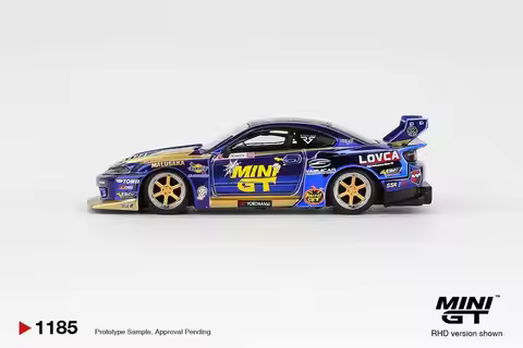 MINI GT 1:64 LB-Super Silhouette S15 SILVIA #555 2025 Diecast Model Car
