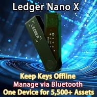 Ledger Nano X Hardware Wallet | Secure Cold Storage for Crypto Assets | Bluetooth Crypto Walle