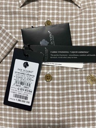 Áo SM ngắn tay lai ngang San sciaro sản phẩm cao cấp của viettien (4J0215))