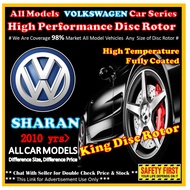 VOLKSWAGEN SHARAN MPV Disc Rotor Drilled Slotted / Pemutar Cakera Berprestasi Tinggi