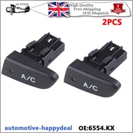 2 X Air Condition AC Switch Button 6554KX For Peugeot 107 Citroen C1 Toyota Aygo