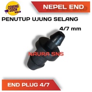 7mm Pe Hose End Nipple 7x4mm Hose End Cover/ 6mm/