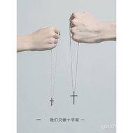 Minimalis Terukir Perak Tulen Damai Indah Perak Tulen Kalung Wanita Hadiah Salib 999 Loket Pasangan 