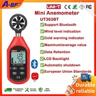 UNI-T UT363BT UT363  Wind Speed Tester Digital Mini Anemometer Sensor LCD Backlight 0-30m/S Temperat