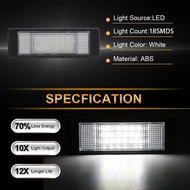 2Pcs LED License plate light for BMW E63 E64 E81 E87 F12 F13 F20 Z4 E85 E86 E89 number plate light F