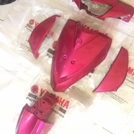 COVER BODY HALUS DEPAN YAMAHA MIO J MERAH MUDA ORI YGP