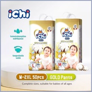 ICHI Pull Up pants Diaper for Baby GOLD Pants 50pcs M/L/XL/XXL 4 Size Disposable Diapers