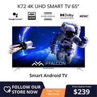 iFFALCON K72 4K QUHD Micro Dimming Smart TV 65 inch | Cinematic Dolby Vision Atmos Audio | HDMI 2.1 | MEMC | 5G Dual Wi-Fi | Hands-Free Voice Control 2.0 | AirPlay Google Play Store Youtube Netflix meWATCH Disney+