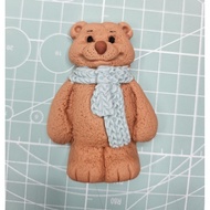 Bear candy to decorate cakes 8 x 6 cm