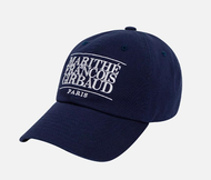 [สินค้าของแท้100% พร้อมส่ง] Marithe  Classic logo cap (Black / Navy / Beige)