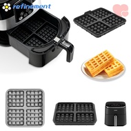 REFINEMENT 1pcs Air Fryer Waffle Maker, Silicone Square Waffle Baking Mold, Reusable Waffle Mould fo