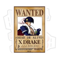X Drake wanted Poster ver 2 (Supernova) - One Piece