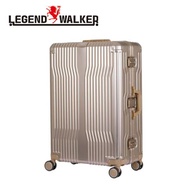 【LEGEND WALKER】1512-24吋 鋁框行李箱 木星金_廠商直送