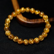 (100% Natural) ODDS STONE SEEDS. Golden Rutilated Quartz size 7mm (Golden Rutilated Quartz) - NHA PH