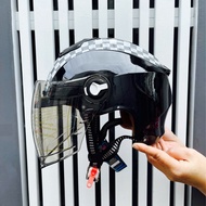 Nón Bảo Hiểm N011 NAPOLI Có Kính Dài Che Hết Mặc/Bảo Hành 12 Tháng.