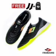 Fromzero - Sepatu Futsal Pria Fromzero Revolted 38 - 44 Black/Stabilo IN Original