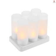 Candles Candles With Candles With Frosted Batteries) Base 12pcs/set Led Flameless Candles Flameless 