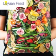 【Luyuan Food】(จัดส่งด่วน) 500g ผักและผลไม้รวมกรอบ ผักรวม ผลไม้อบแห้ง กระเจี๊ยบเขียวสำเร็จรูปอบแห้ง ผักและผลไม้รวมกรอบ อาหารว่างสำหรับเด็ก