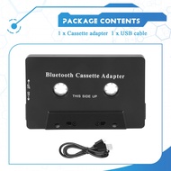 Universal Cassette Bluetooth 5.0 Audio Car Tape Aux Stereo Adapter with Mic for Phone MP3 AUX Cable