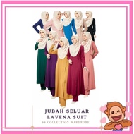 HOT RESTOCK !!! JUBAH SELUAR ABAYA MUSLIMAH LAVENA SUIT