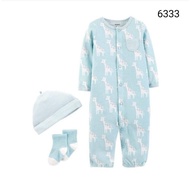 Open-leg Sleepsuit set 6333/6333B/66334A/66334B