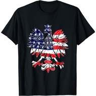 Dyngus Day Shirt Polish Eagle American Flag Poland Usa T-Shirt