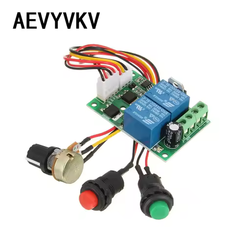 DC Motor Controller 12V DC Motor Speed Controller DC 6V 12V 24V PWM Controller Forward And Reverse S