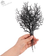 AUGUSTINA 5pcs Artificial Plastic Tree Branch, Black Non-Fading Halloween Artificial Dead Branch, An