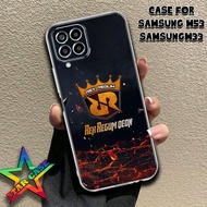 Samsung CASE 5GM53 / M33 5G MOTIF [rrq] Samsung CASE NEWEST 5GM53 CLEAR CASE PROTECTED CAMERA SOFTCA