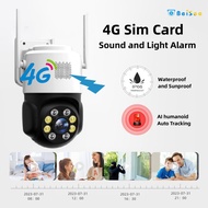 4G SIM Card CCTV Camera PTZ Camera 360 Degree Monitoring Outdoor CCTV Waterproof Night Vision Wifi C