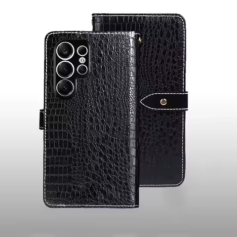 Flip Case For Doogee Note 56X/Note 56X Pro Case Crocodile Pattern Leather Case Card Slots Cover For 