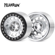 Yeahrun 35Mm Width Metal Alloy Beadlock 2.2 Inch Wheel Rims