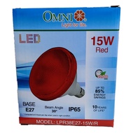 Omni 15W LED PAR 38 Lamp E27 220V Red LPR38E27-15W/R