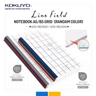 KOKUYO LINE FIELD Notebook A5 / B5 - Grid / Graph ( 40 Sheets) -RANDOM COLOR (1 PCS) Grid Notebook