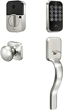 Yale Assure Lock 2 Touchscreen with Wi-Fi and Ridgefield Handle in Satin Nickel