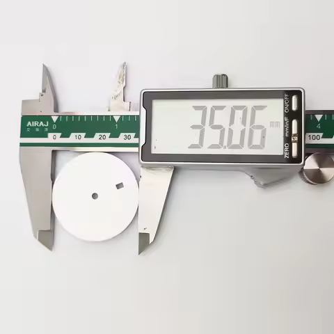 Blank Dial NH36 NH35 White Matte Dial 35MM Is Suitable for the NH35/NH36 Movement and Can Be Customi