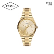 Fossil Scarlette Gold Stainless Steel Watch ES5299