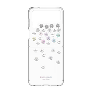 KATE SPADE Protective Hardshell Case for Samsung Galaxy Z Flip 4 / Fold 4- Scattered Flowers