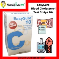 EasySure Blood Cholesterol Strips (10's) EXP 07/2027