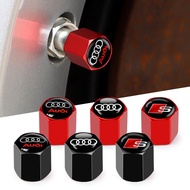 Suitable for Audi Car Tire Valve Cover Valve Core Cover Valve Cap A3A4LA6LQ3Q5Q7Q2 Modification
