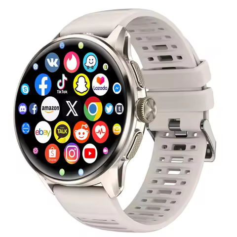 Dual System H100 Smart Watch 5G Full Network SIM Card Insertion WIFI GPS APP Download Compass Smartw