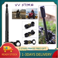 Motorcycle Camera Mount Holder Bike Bicycle Handlebar Bracket With Selfie Stick For Insta360 GoPro